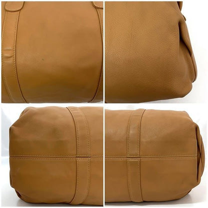 Gucci 2-Way Boston Bag Camel Brown