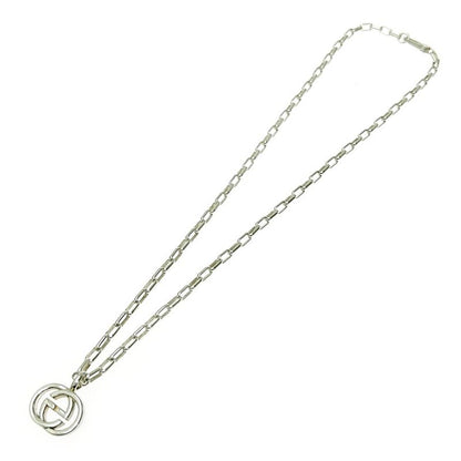 Gucci Silver Interlocking G Necklace 22.0g 925 Engraved 354280 Necklace