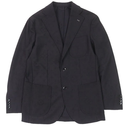 Louis Vuitton 23AW Wool Monogram Allover Pattern Single Tailored Jacket Black