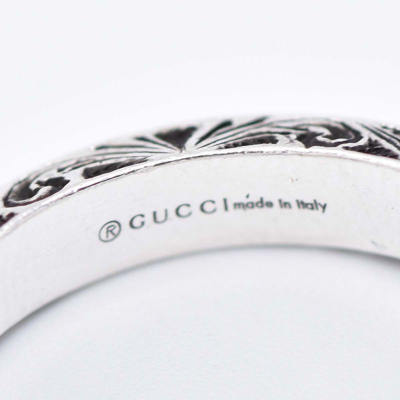 Gucci Ring Double G Key Ring Size 15 Approx 5.7g Silver SV 925 Accessories