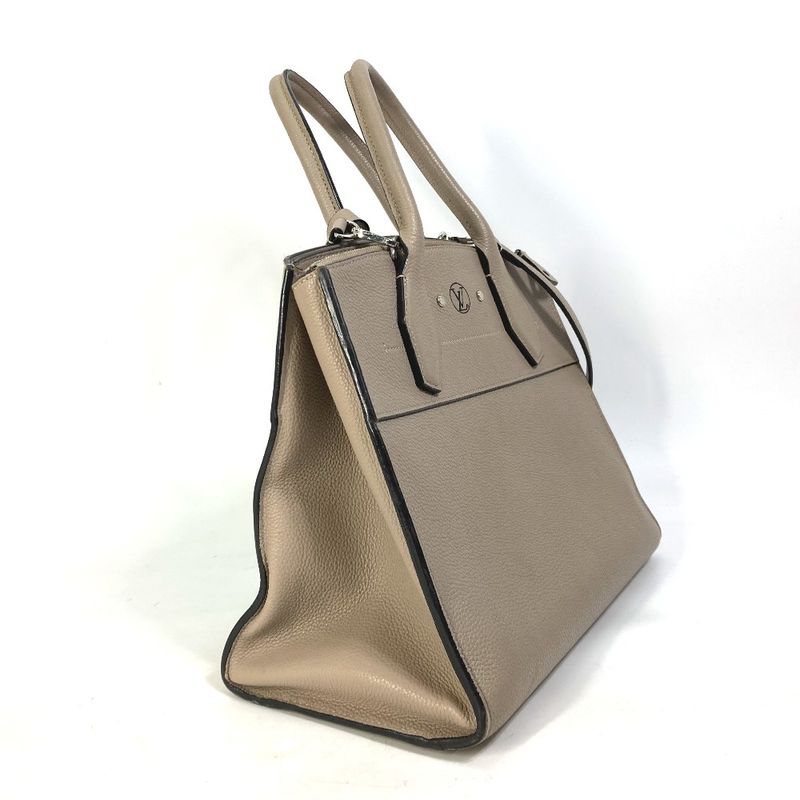 Louis Vuitton Handbag City Steamer MM M53017 Calfskin Galle Gray