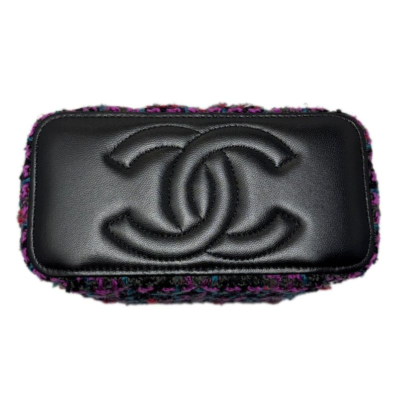 Chanel Tweed Classic Vanity Chain Shoulder Multicolor