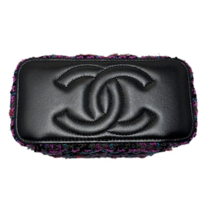 Chanel Tweed Classic Vanity Chain Shoulder Multicolor