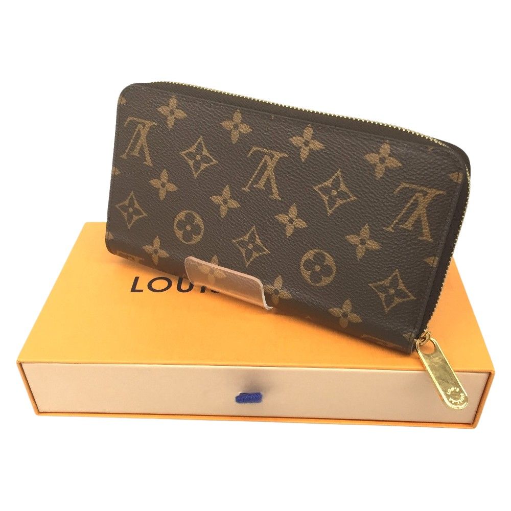 Louis Vuitton Monogram Zippy Wallet Round Zipper Long Wallet