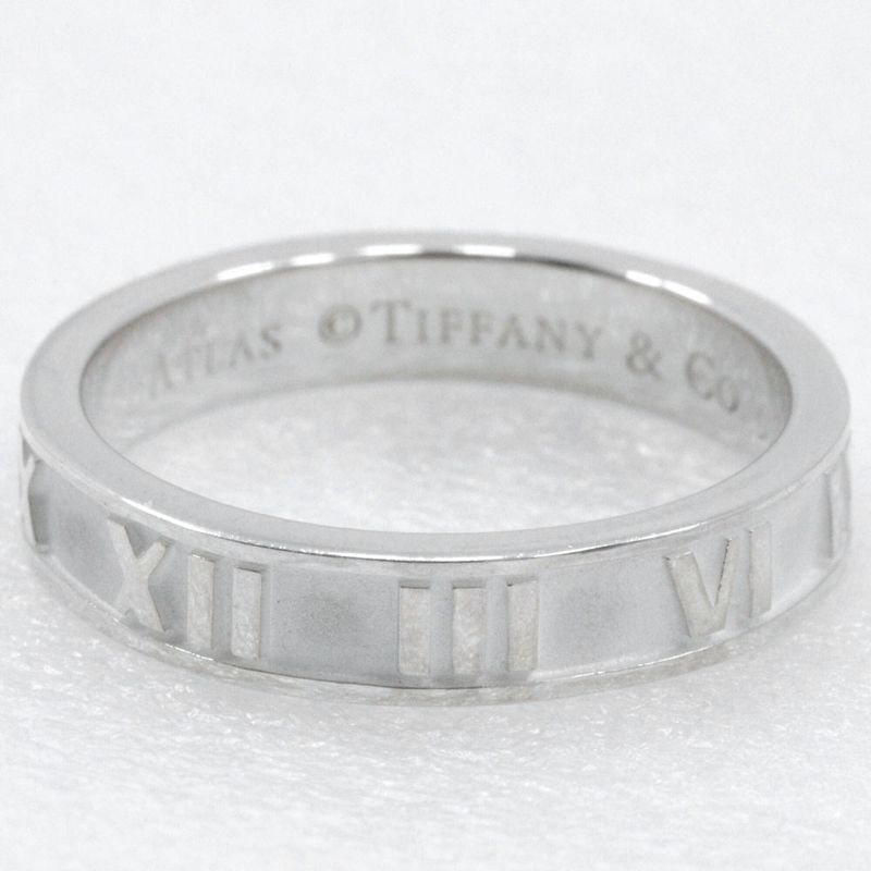 [tiffany & Co] Tiffany & Co Atlas Silver 925 Size 11 Ladies' 2.9g Ring