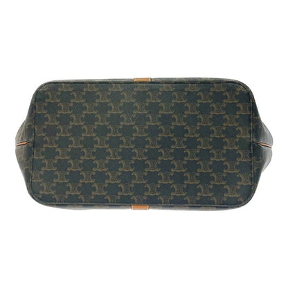 Celine Triomphe Canvas Medium Cabas Shoulder Bag Brown 408582 Shoulder Bag