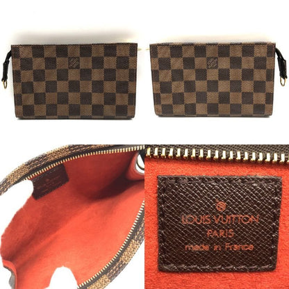 Louis Vuitton Damier Marais N42240 Tote Bag with Pouch Ladies Brown Used 006238