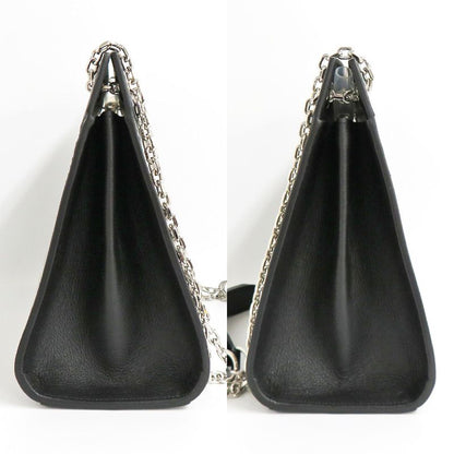 Goyard Louette Structured PM Black Goyard Canvas Cuff Black Shoulder