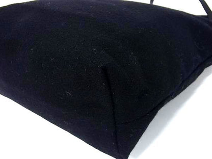 Yvessaint Laurent Yves Saint Laurent Rive Gauche Wool And Leather One Handle