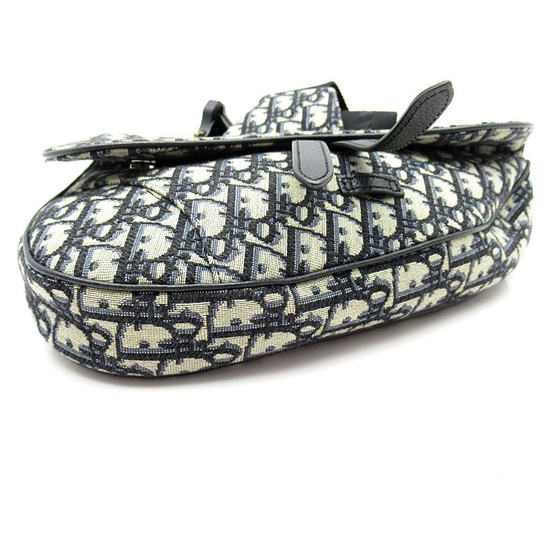 Dior Oblique Trotter Saddlebag Body Bag 1adpo093yky_h28e Canvas Women Shoulder