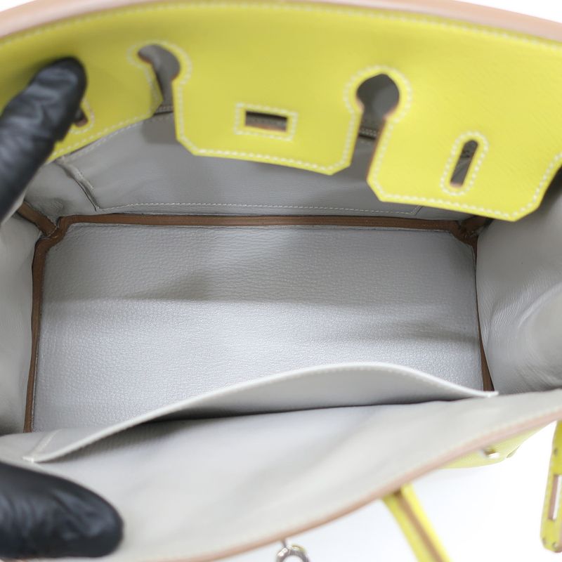 Hermes Birkin 25 Lime O Stamp Manufactured Around 2011 Candy Birkin