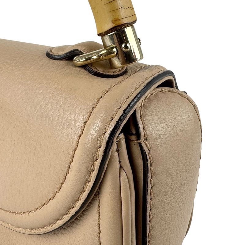 Gucci Shoulder Bag Handbag Bamboo 256805