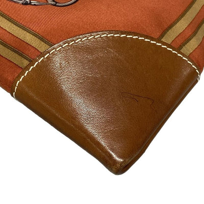 Hermes Shoulder Bag Silky City PM Orange And Beige And Multi Brides De Gala Silk