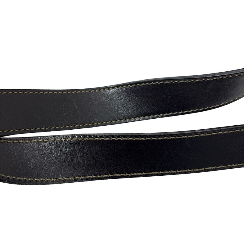 Fendi Shoulder Bag Pecan Black And Light Brown Leather