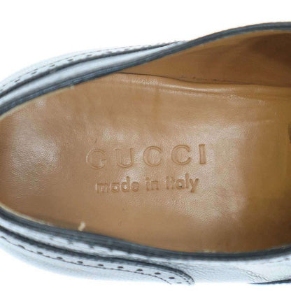 Gucci GG Pattern Dress Shoes 598300 Black 7