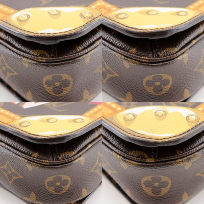 Louis Vuitton Pochette Metis Summer Trunk Monogram Canvas Brown Dr2178 Ladies