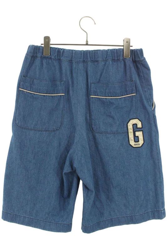 Gucci 753107 Xdclx Logo Embroidered Half Pants Men's 44