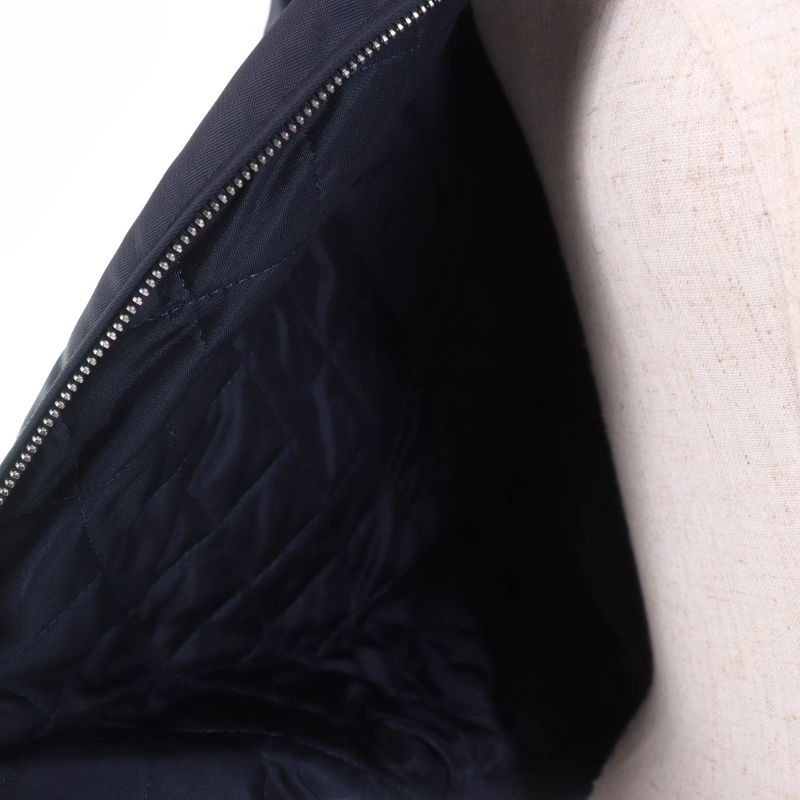 CHANEL Vintage 1997 C97 Po8882v04726 Coco Mark Button Zip Up Blouson Navy 38