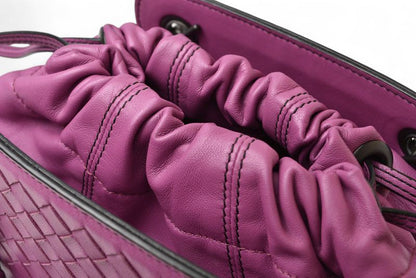 Bottega Veneta Handbag Shoulder Bag 2way Bottega Veneta Bag Drawstring Purple