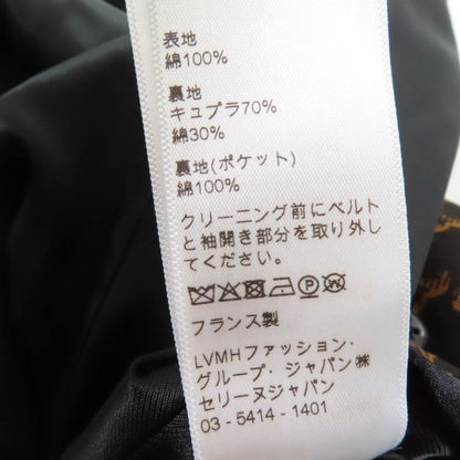 Celine 2m398267m 100% Cotton Triomphe Pattern Trench Coat Brown 40 With Hanger