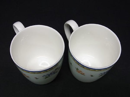 Tiffany & Co Tiffany & Co Morning Glory Mugs Set Of 2 Flatware Light Blue