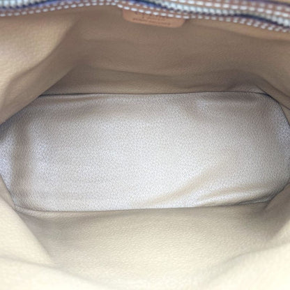 Celine M95 Handbag Macadam Brown Gold Hardware PVC Leather Fashion Women