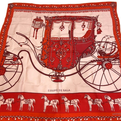 Hermes Carre 90 Coupe DE GALA Scarf Bag Brand Bag Handle Cover Ribbon High Gift