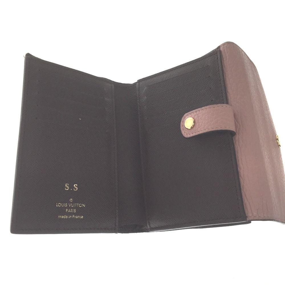 Louis Vuitton Damier Portefeuille Normandy Rose Ballerine N60043 Pink N60043