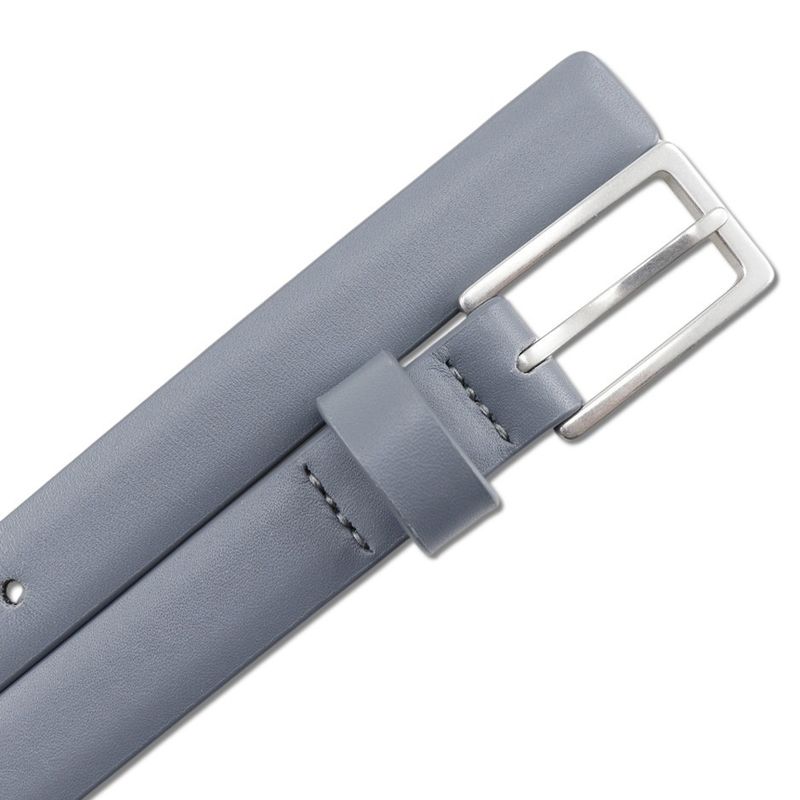 Bottega Veneta Bottega Veneta Calf Blue-gray Men's Belt