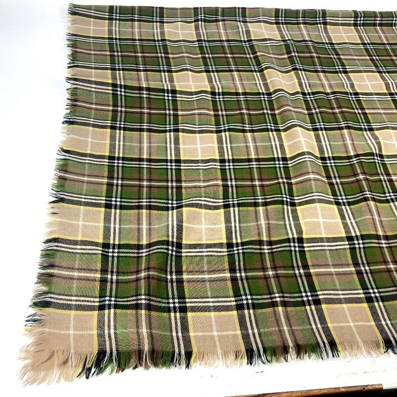 Gucci Shawl Check Large 620547 Wool Beige