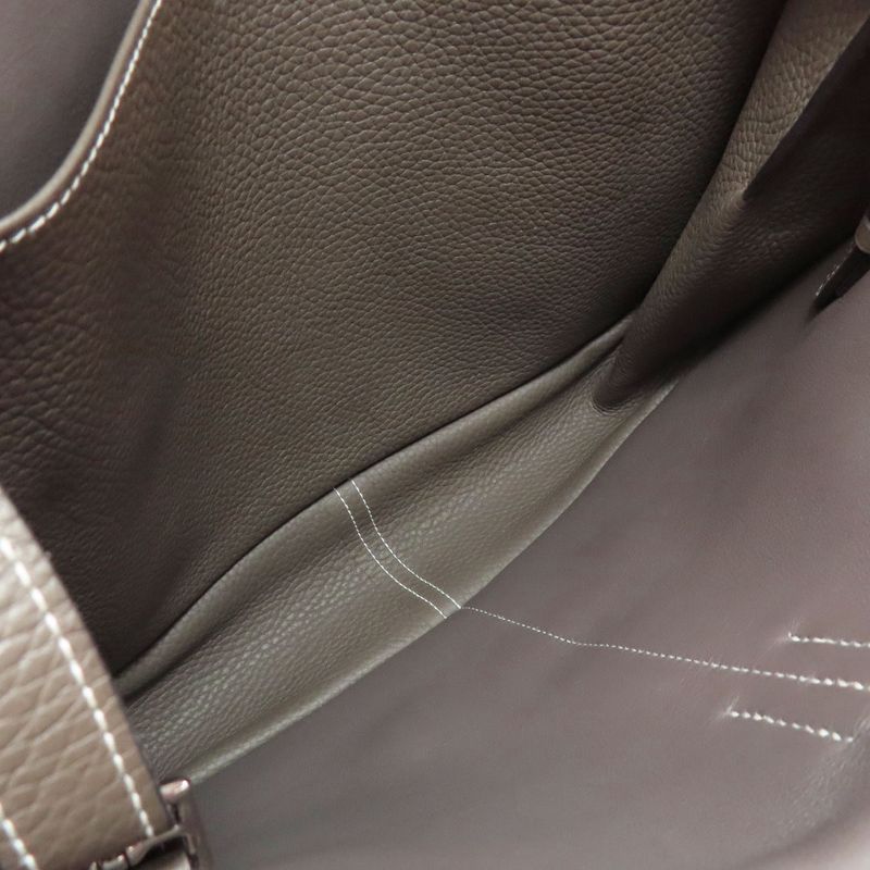 Hermes Arsan 31 Silver Hardware Handbag Taurillon Women