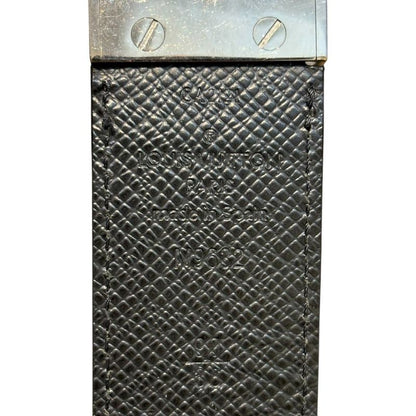 Louis Vuitton ⑤ M9632 Ca2121 Santure Ambantour Belt Men's Gray 90 32