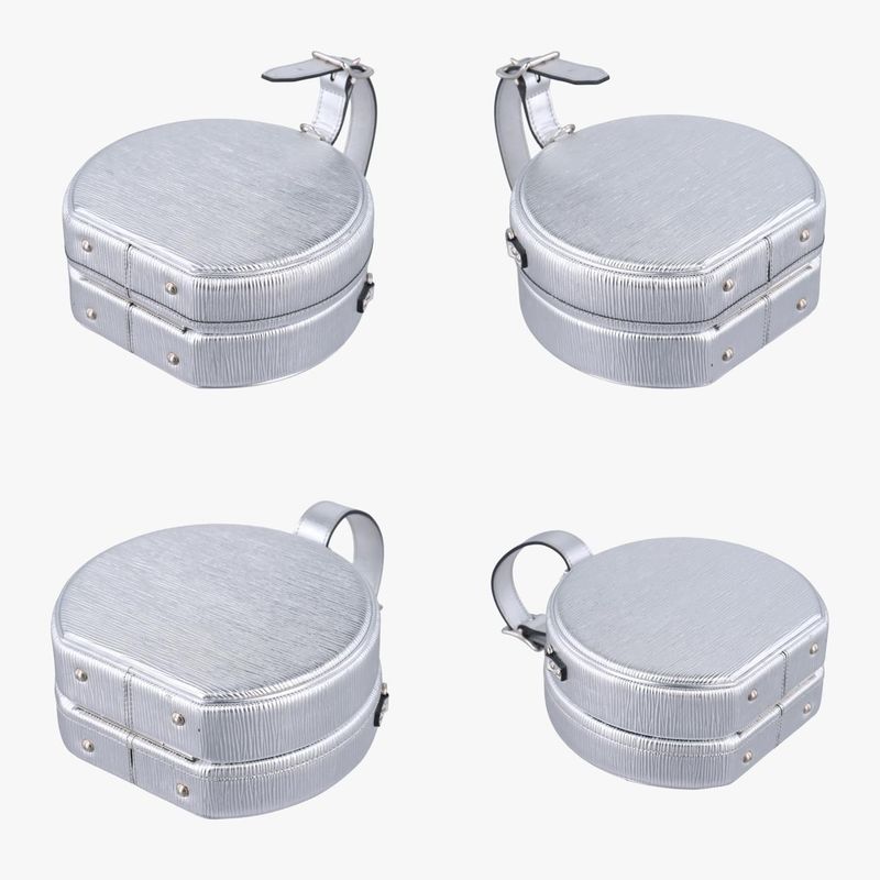 Louis Vuitton Petite Boite Chapeau Silver Epi Pl0178