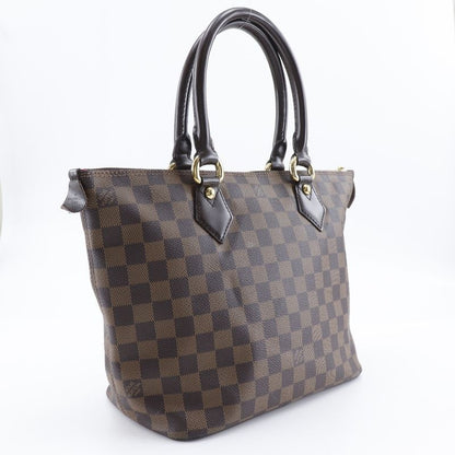 Louis Vuitton Saleya PM N51183 Damier Canvas Brown Vi4047 Ladies Tote Bag