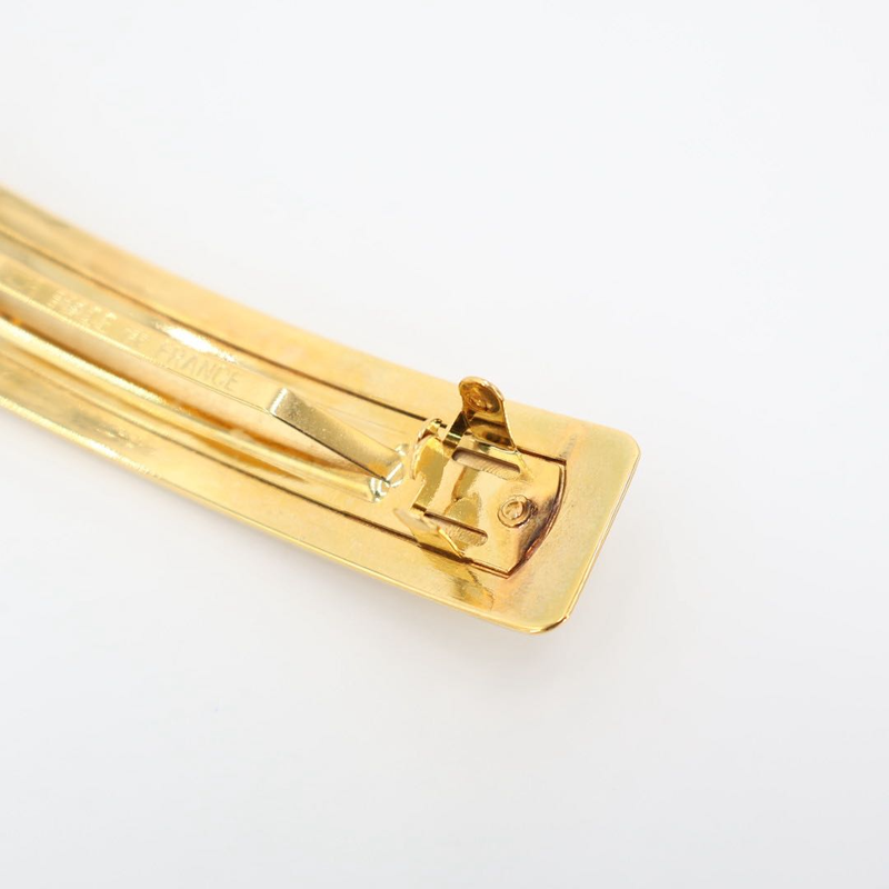 Chanel Logo Barrette Metal