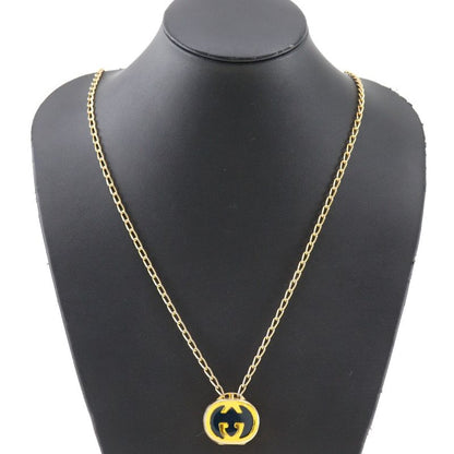 Gucci Locket Gold Plated Gold Ladies 33.5g Necklace