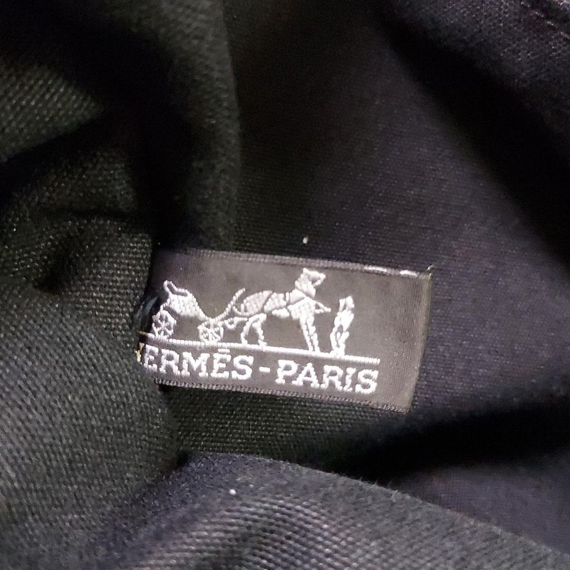 Hermes Fourre Tout Tote MM Black And Gray