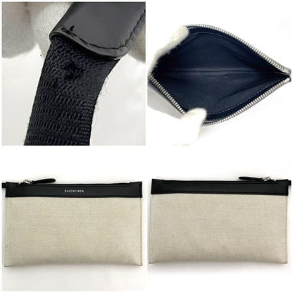 Balenciaga Tote Bag Navy Cabas Su Natural White Black