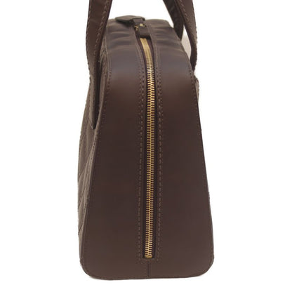 Chanel No 8 Brown Wild Stitch W Zipper Mini Boston Handbag Boston Bag Women