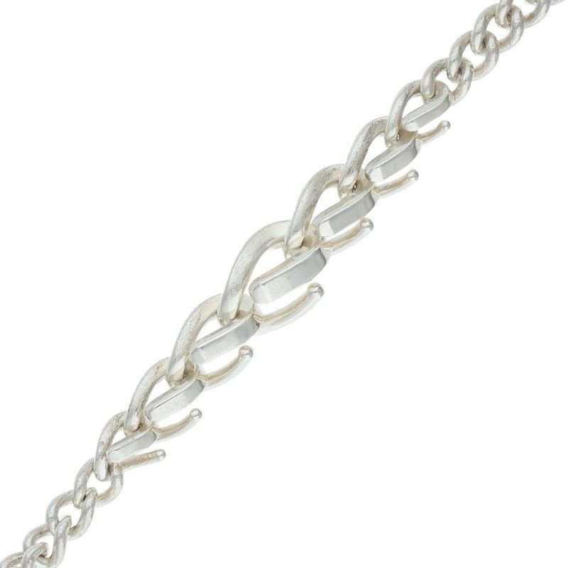 Tiffany & Co Forged Link Silver Necklace Men's 16inch