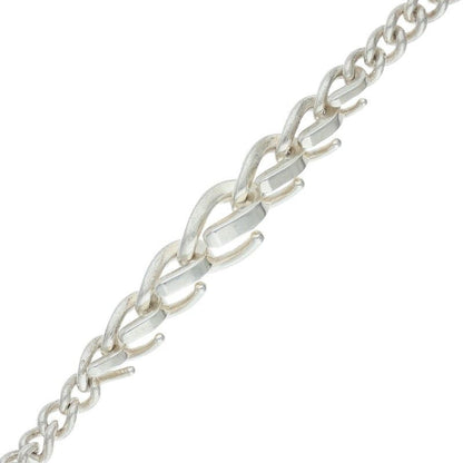 Tiffany & Co Forged Link Silver Necklace Men's 16inch