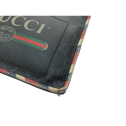 Gucci Men's Clutch Bag GG Supreme Night Courier Clutch Taiga - Patch 496346