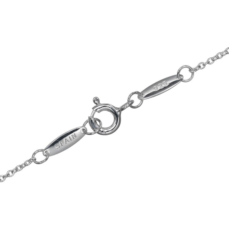 Tiffany & Co Bean Silver 925 Ladies 2.46g Necklace