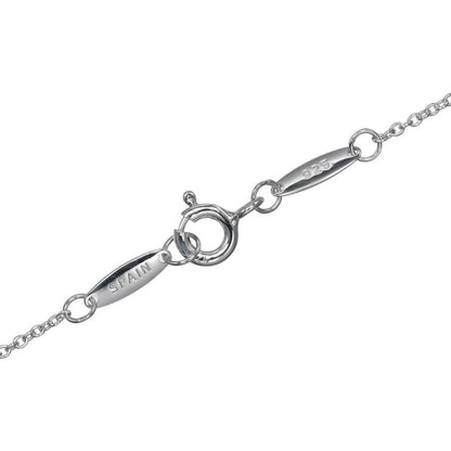 Tiffany & Co Bean Silver 925 Ladies 2.46g Necklace