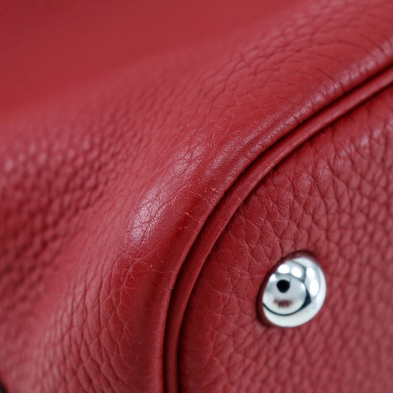 Hermes Bolide 31 Taurillon Clemence Rouge Vif □Q Ladies Handbag