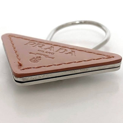 Prada Key Ring Pink Silver Hardware 1 Ap276