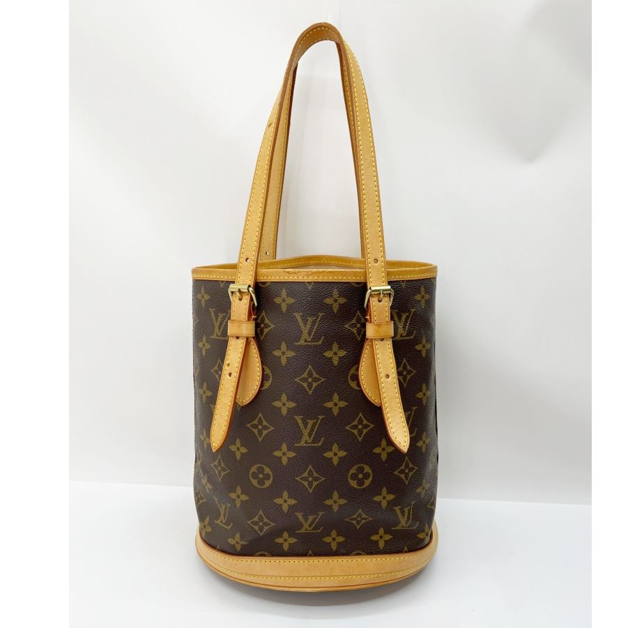 Louis Vuitton Monogram Petit Baguette Tote Bag M42238 Brown