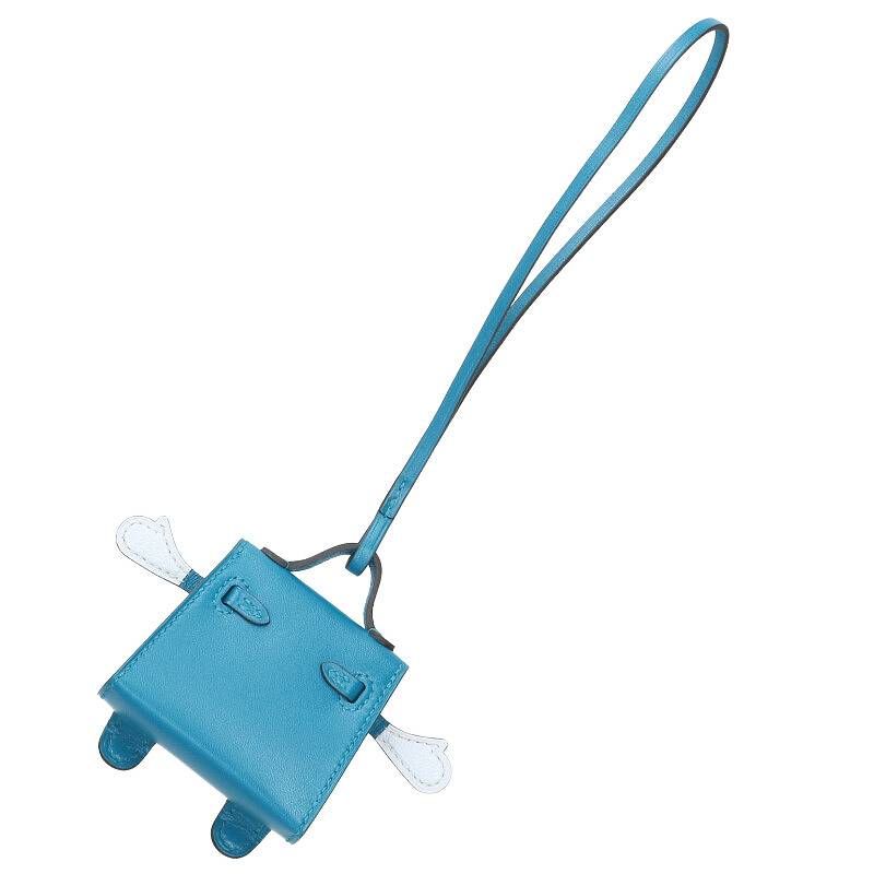 Hermes Kerry Doll Engraved U Svhardware Tadelakt Chevre Mizor Charm Men's