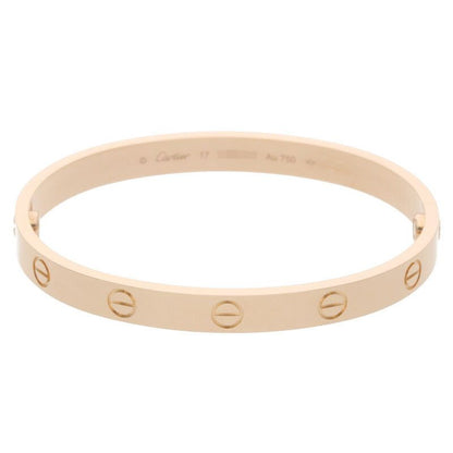 Cartier LOVE Bracelet Love Bracelet 18K Pink Gold Love Bracelet Men's 17