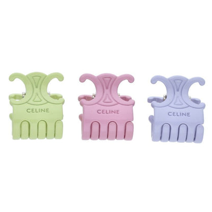 Celine Triomphe Hair Claw Hair Clip Women